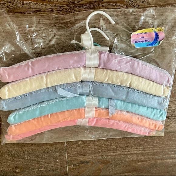 Pastel Satin Padded Hangers Set - Picture 7 of 9